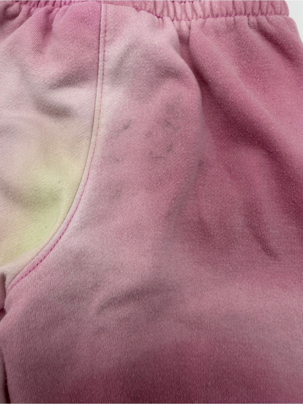 Nike Tie Dye 2 Piece Sweatsuit Hoodie Joggers Pink Girls Size 4T FLAW - Picture 7 of 8